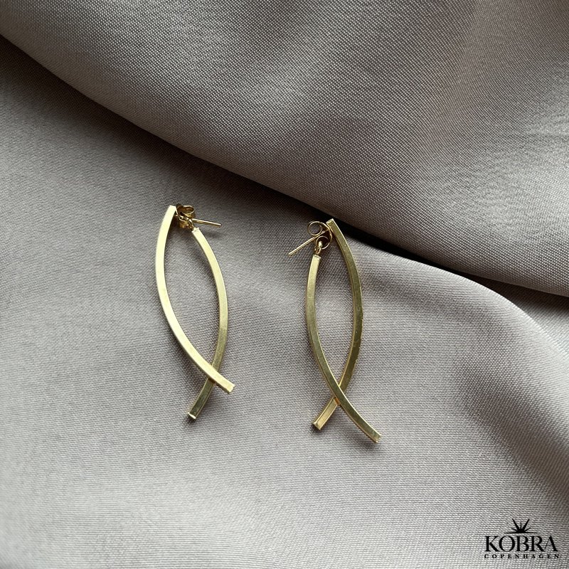 "Lucca" ovale reringe i guld