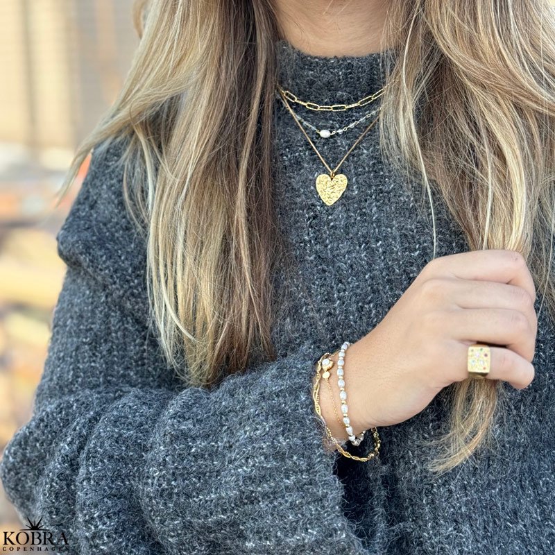 "Sally" bracelet in 18 carat gold plated