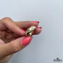 "Jagger" organisk chunky guld ring