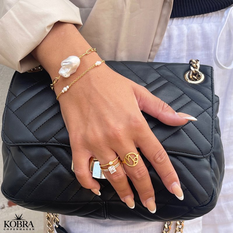  "Hoshi" 18 karat forgyldt stjernetegns ring