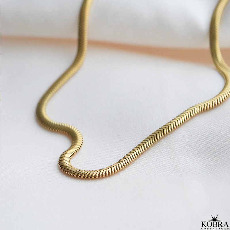 "Reece" 4 mm necklace in gold plated