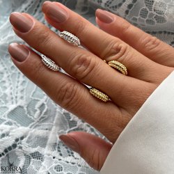 "Kajsa" sm guld hoops med guldknopper