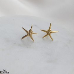 "Sea Star" guld reringe med sstjerner