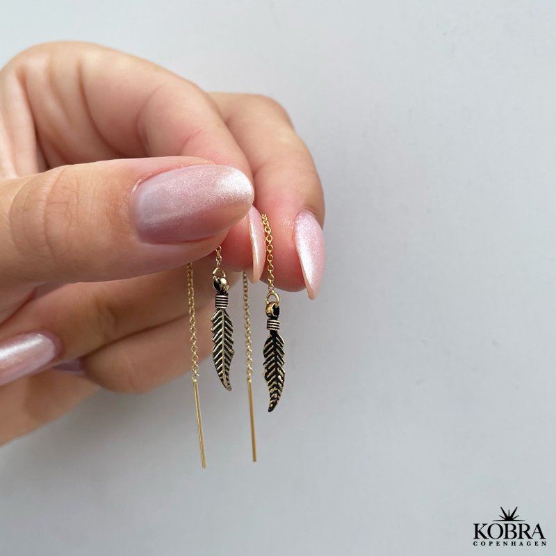 "Merle" earrings in 18 carat gold plated