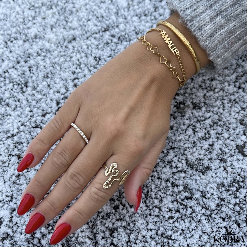 "Electric" 18 karat forgyldt armbnd / armlet