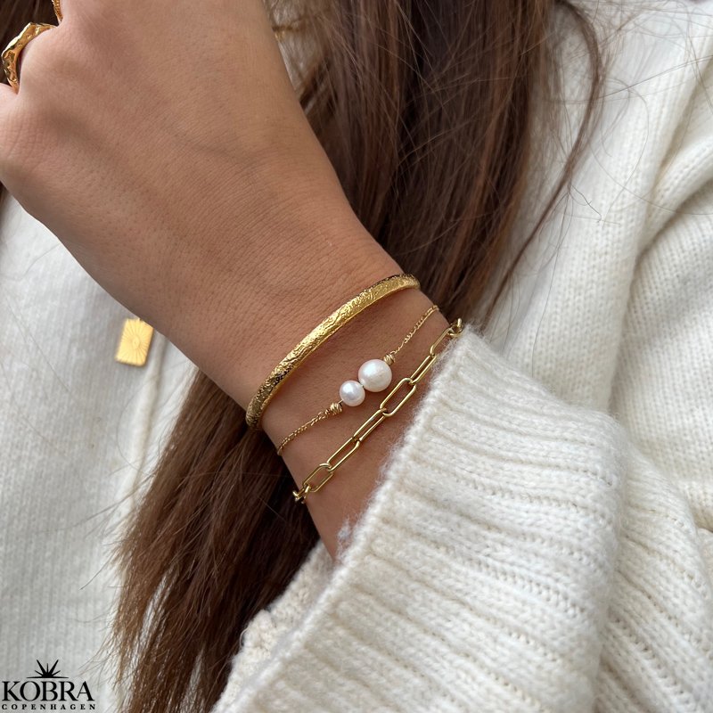 "Colorado" chunky gold bracelet