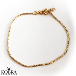 "Serena" 14 karat forgyldt armbnd med sm led