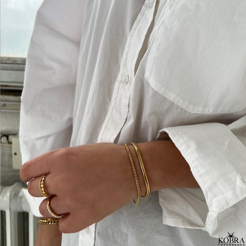 "Reece" 18 carat gold plated bracelet