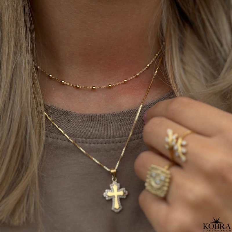 "Elllie" 18 carat gold plated necklace / choker