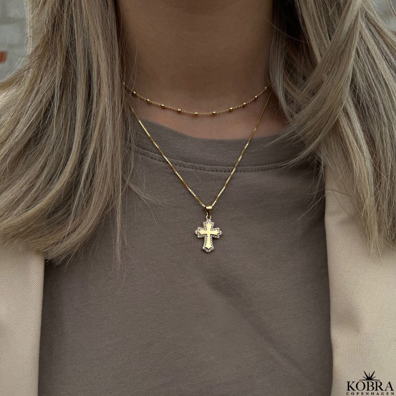 "Elllie" 18 carat gold plated necklace / choker