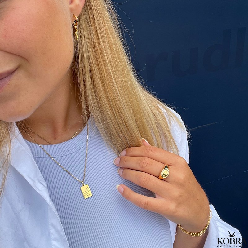 "Something to remember" guld halskęde med gravering