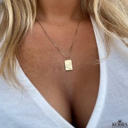 "Something to remember" guld halskęde med gravering