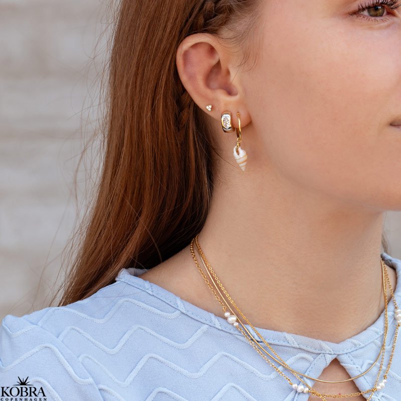 "Midsommar" guld perlehalskde