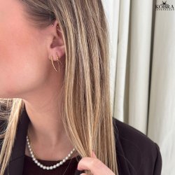 "Ella" ear studs with gold balls