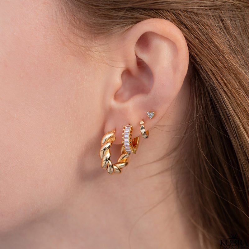 "Cory" Sm creoler i guld