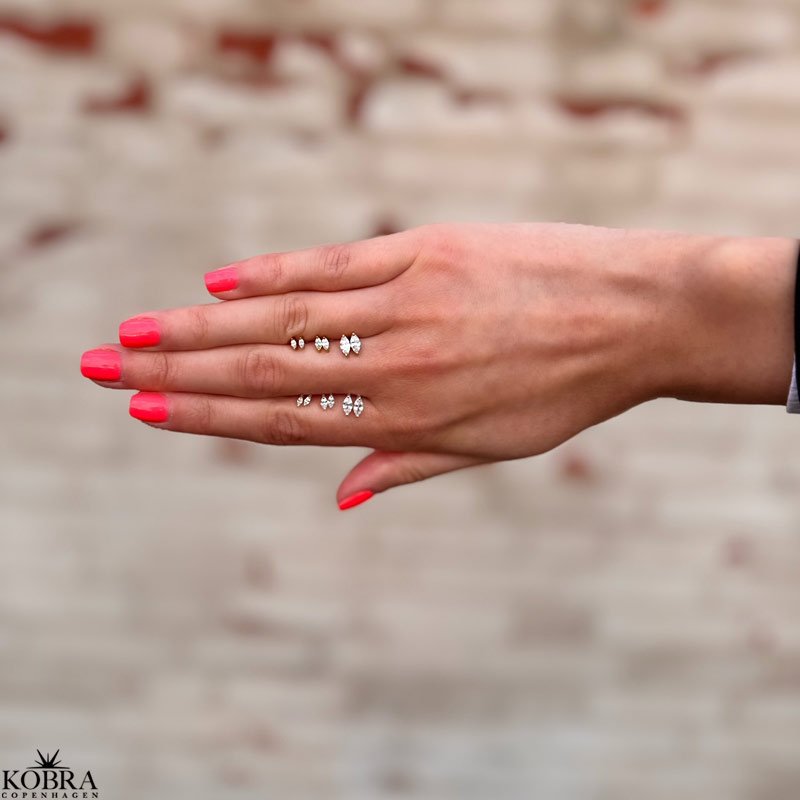 "Tarik" 18 karat forgyldt "mikro" restik (1 stk)