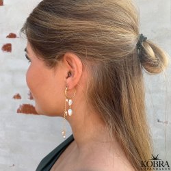 "Wilma" hndlavet perle reringe i slv