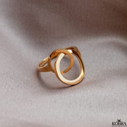 "Unity" guld ring med cirkler