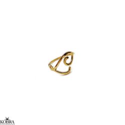"The Letter" 18K Gold Plated Handmade Letter Ring