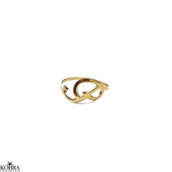 "The Letter" 18K Gold Plated Handmade Letter Ring