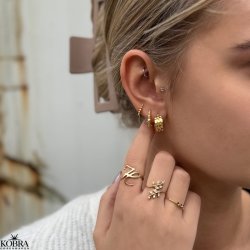 "The Letter" 18K Gold Plated Handmade Letter Ring