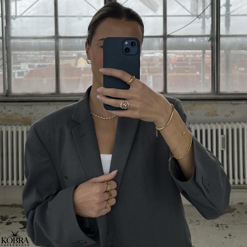 "Jagger" organisk chunky guld ring