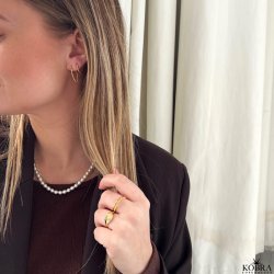 "Mellow" Ring in 18 carat gold plated sterling silver