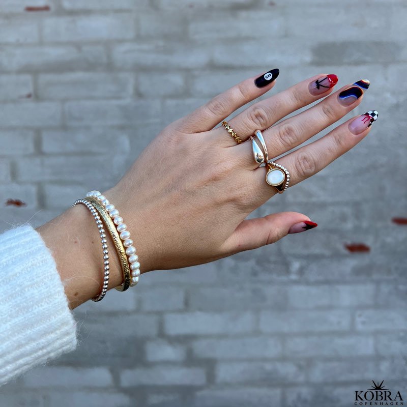 "Electric" 18 karat forgyldt armbnd / armlet