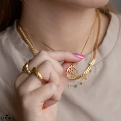 "Close To You" handmade gold jewelry with your personal letters