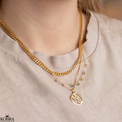 "Hawaii" halsband med färgad sten