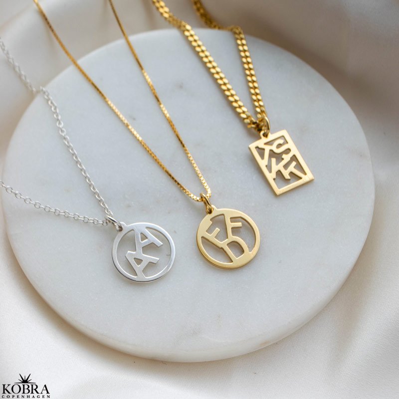 "Close To You" handmade silver jewelry with personal letters