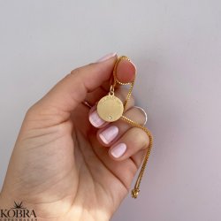 "Kalia" 18 karat forgyldt amulet med din gravering