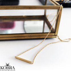 "Holly" Necklace in 14 carat gold plated sterling silver