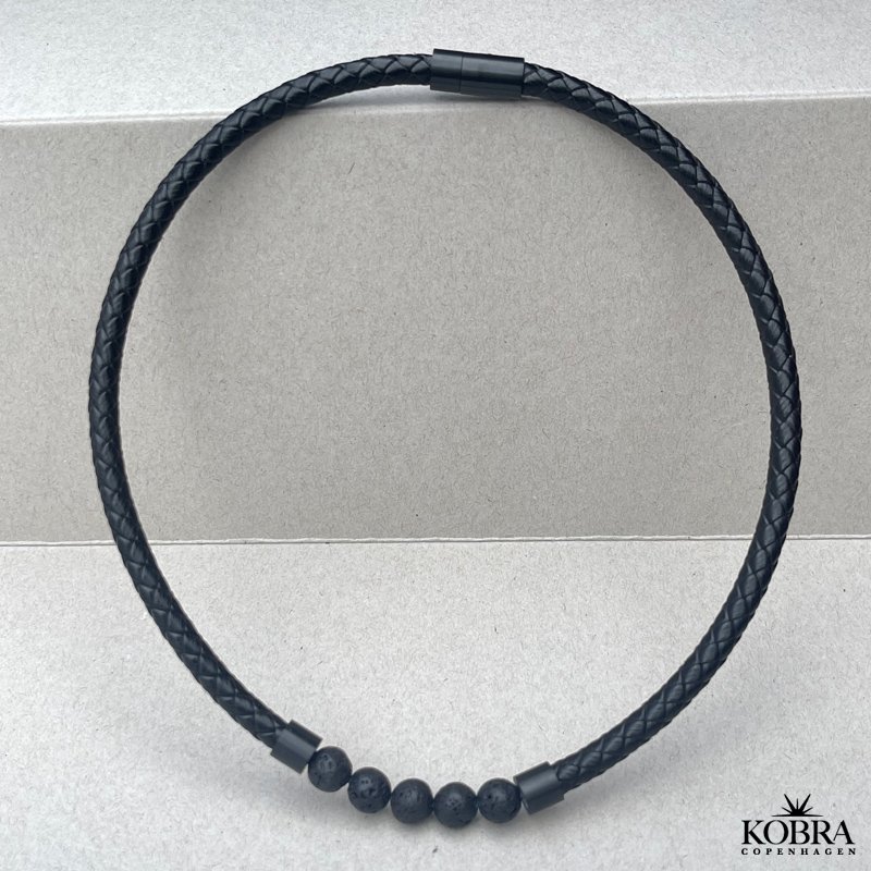 "Tyson"  men's jewelery with leather cord