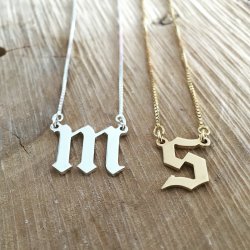 Slvhalskde "Bronx" med dit personlige bogstav inklusiv venezia kde