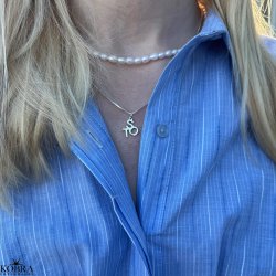 Always Close Personalised Letter Necklace in Sterling Silver