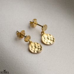 "Rylie" hammerslet guld reringe