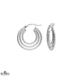 "Suzie" smukke hoops i sterling slv