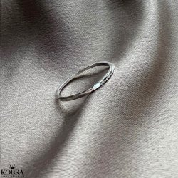 "Vince" enkel hammerslet slv ring