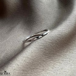 "Vince" enkel hammerslet slv ring