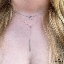 "Falcon" smuk slvhalskde med lille Svale