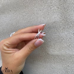 "Hattie" hammerslet 3i1 slv ring