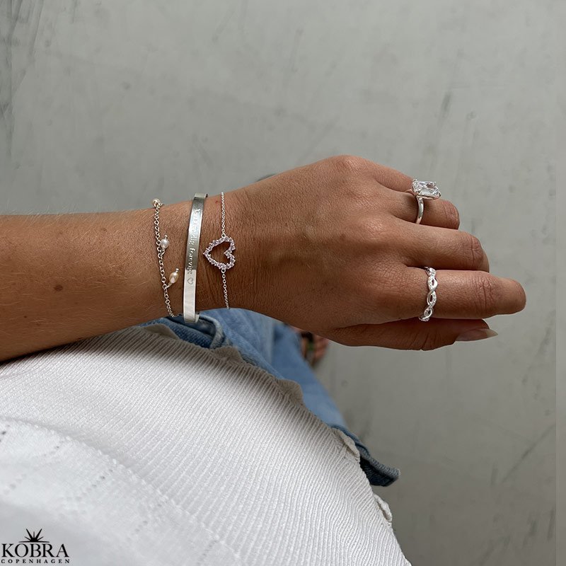 "Emma" braided ring in silver