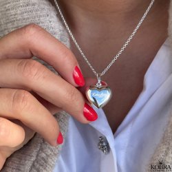 "Liva" silver necklace with personal engraving