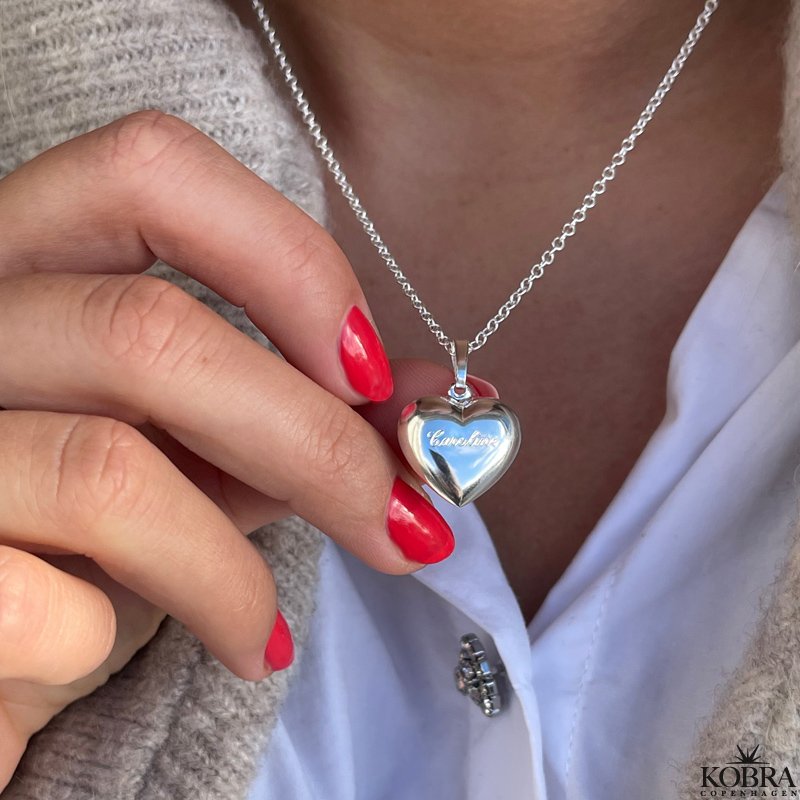 "Liva" silver necklace with personal engraving