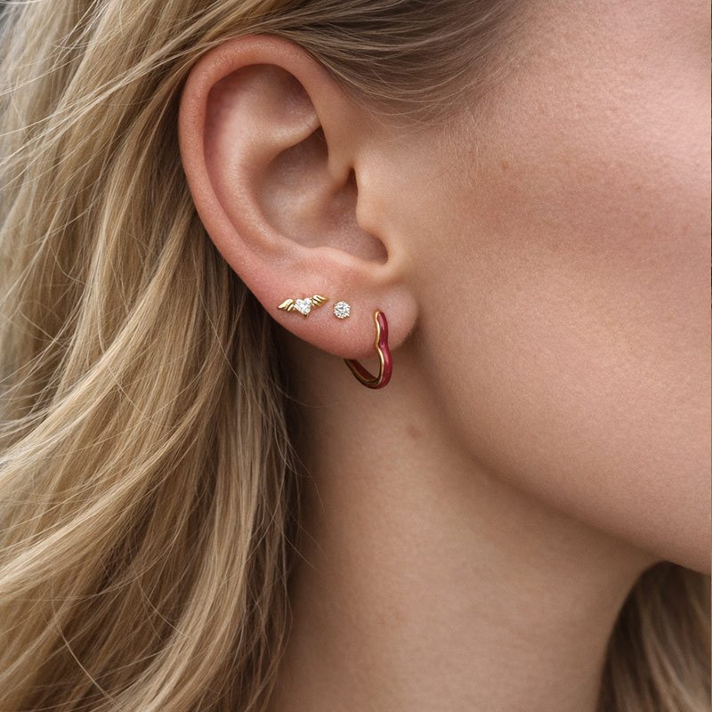 "Classy" forgyldte �restikker i small, medium eller large