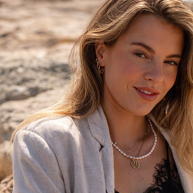 Endless Love Earrings � 18k Gold Plated Sterling Silver