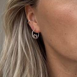 "Simple" silver ear cuff with a minimalist design