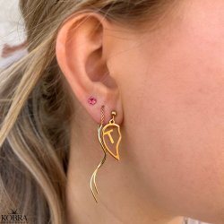 "Tulip" sm guld restikker i forskellige farver