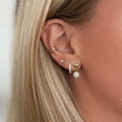  "Harris" 18k gold-plated ear cuff � minimalist design